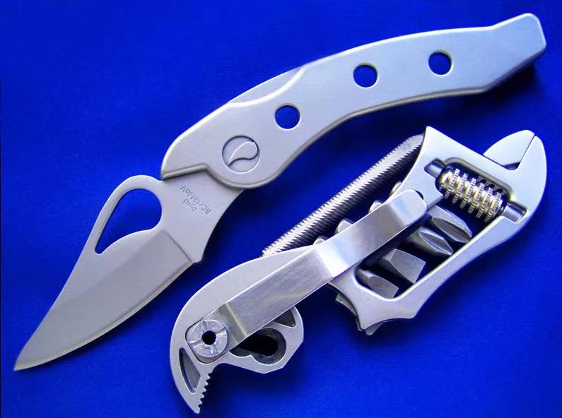 Spyderco 蜘蛛 暴龙 拆装组合工具刀，国产，已绝版